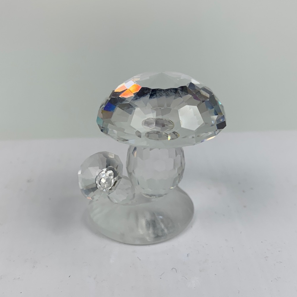 Glass Mushroom Figurine